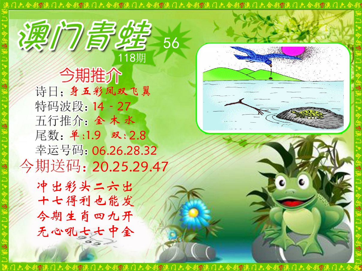 青蛙系列56 第118期