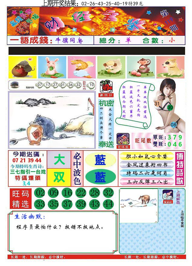 澳门财经宝鉴 第119期