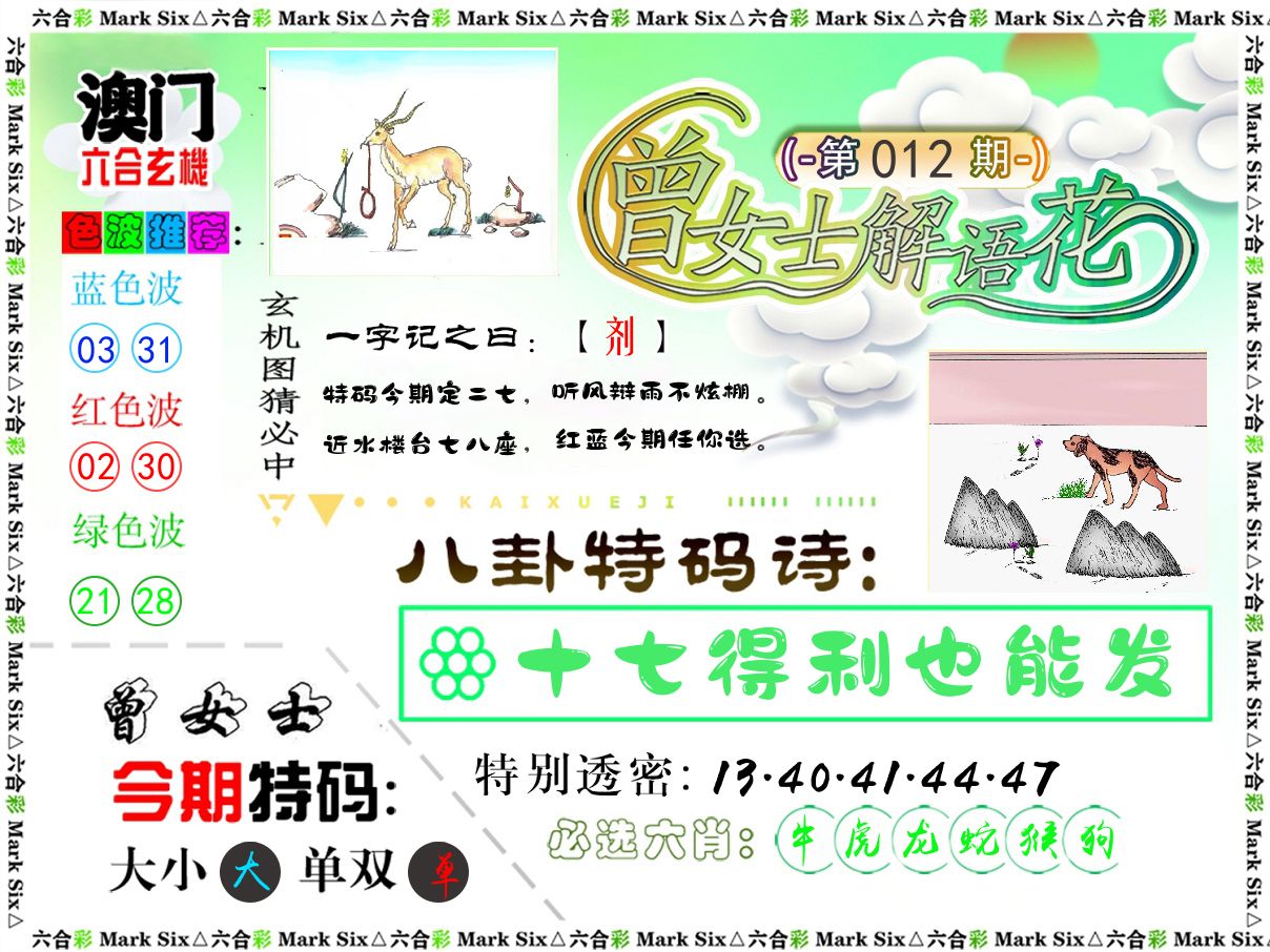 曾女士解语花 第12期