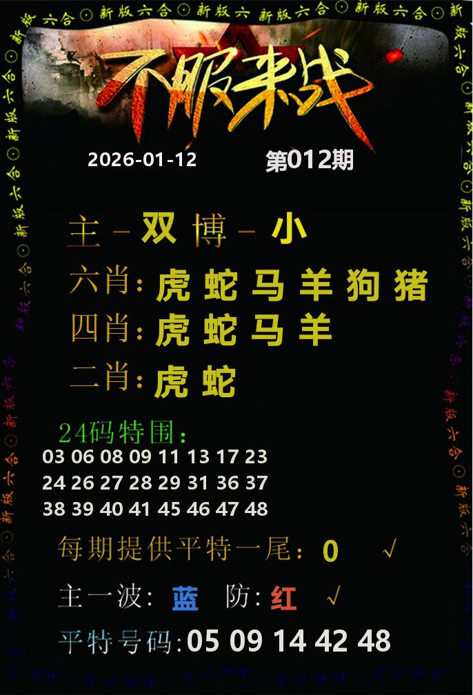 不服来战 第12期