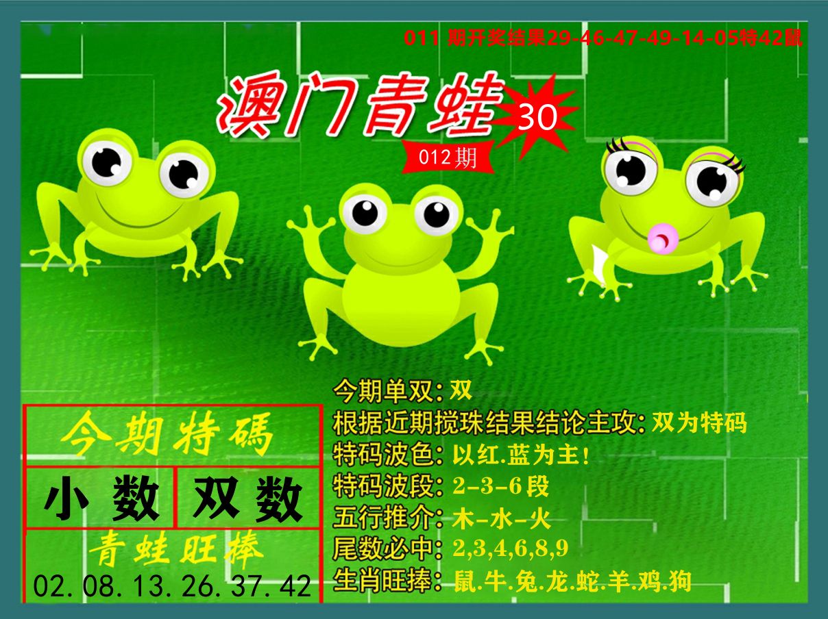 青蛙系列30 第12期