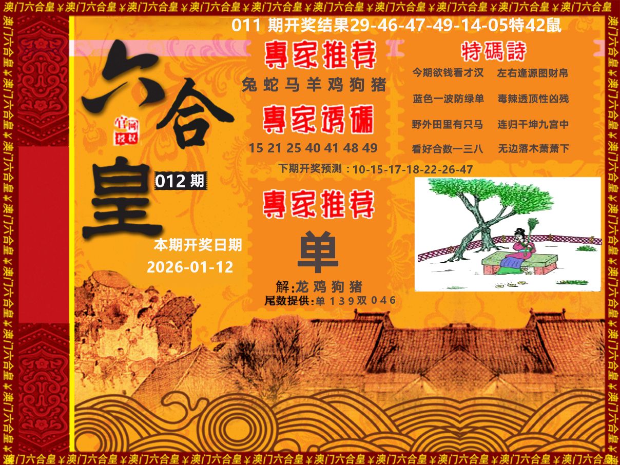 六合皇系列 第12期