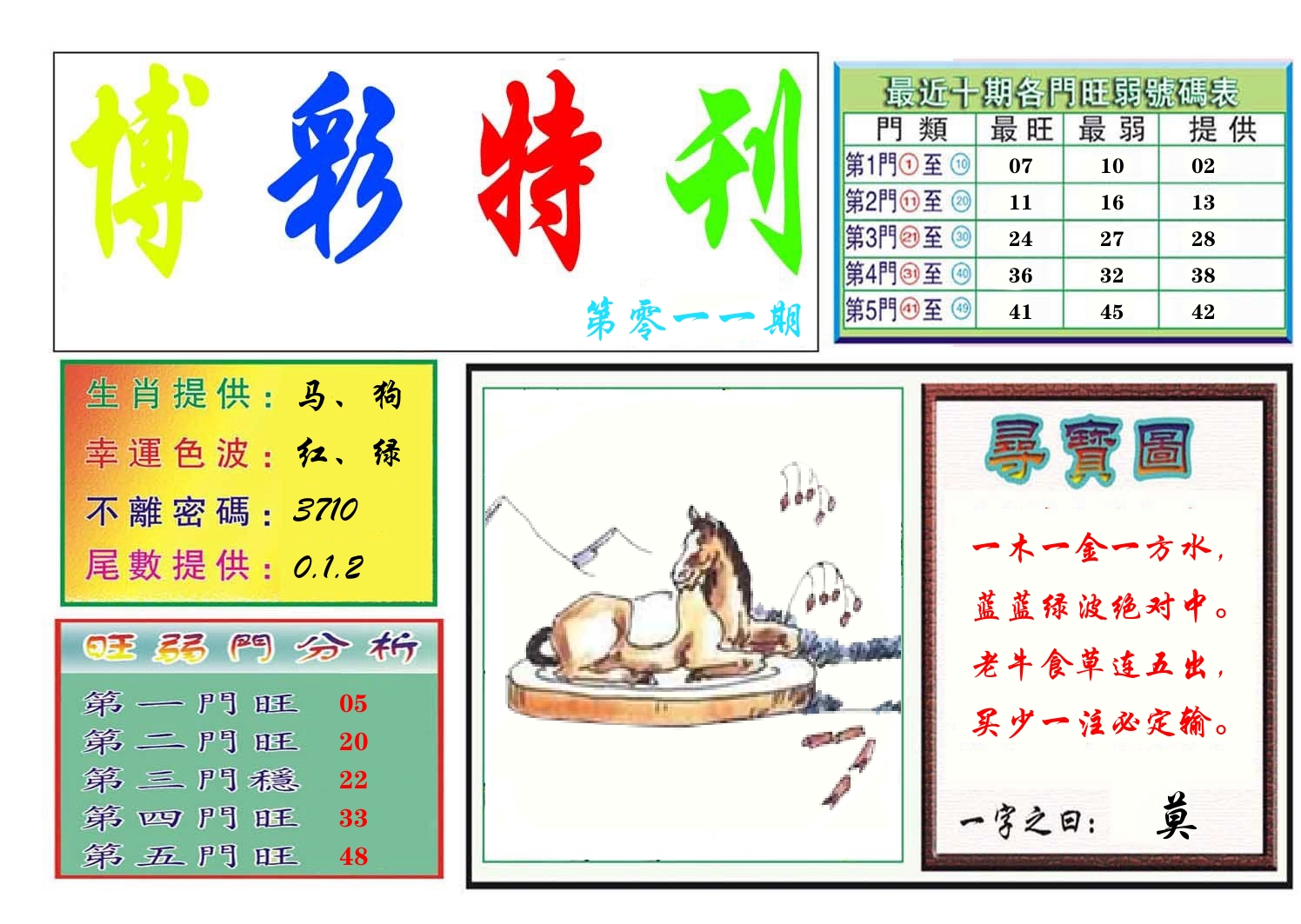 博彩特刊 第12期