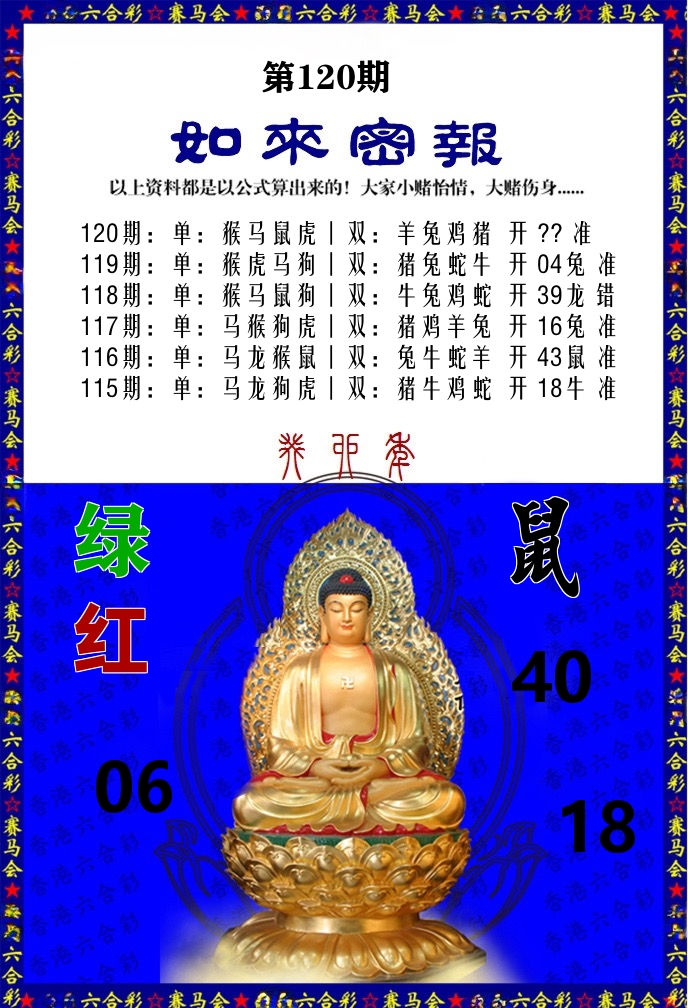 如来密报 第120期