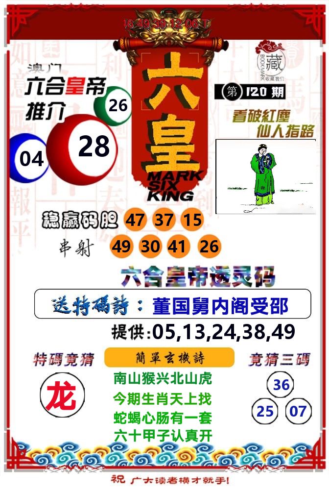 六皇 第120期