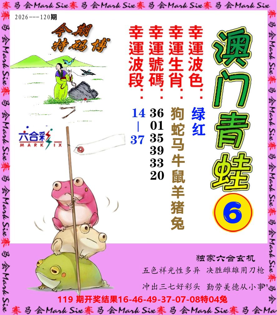 青蛙系列6 第120期