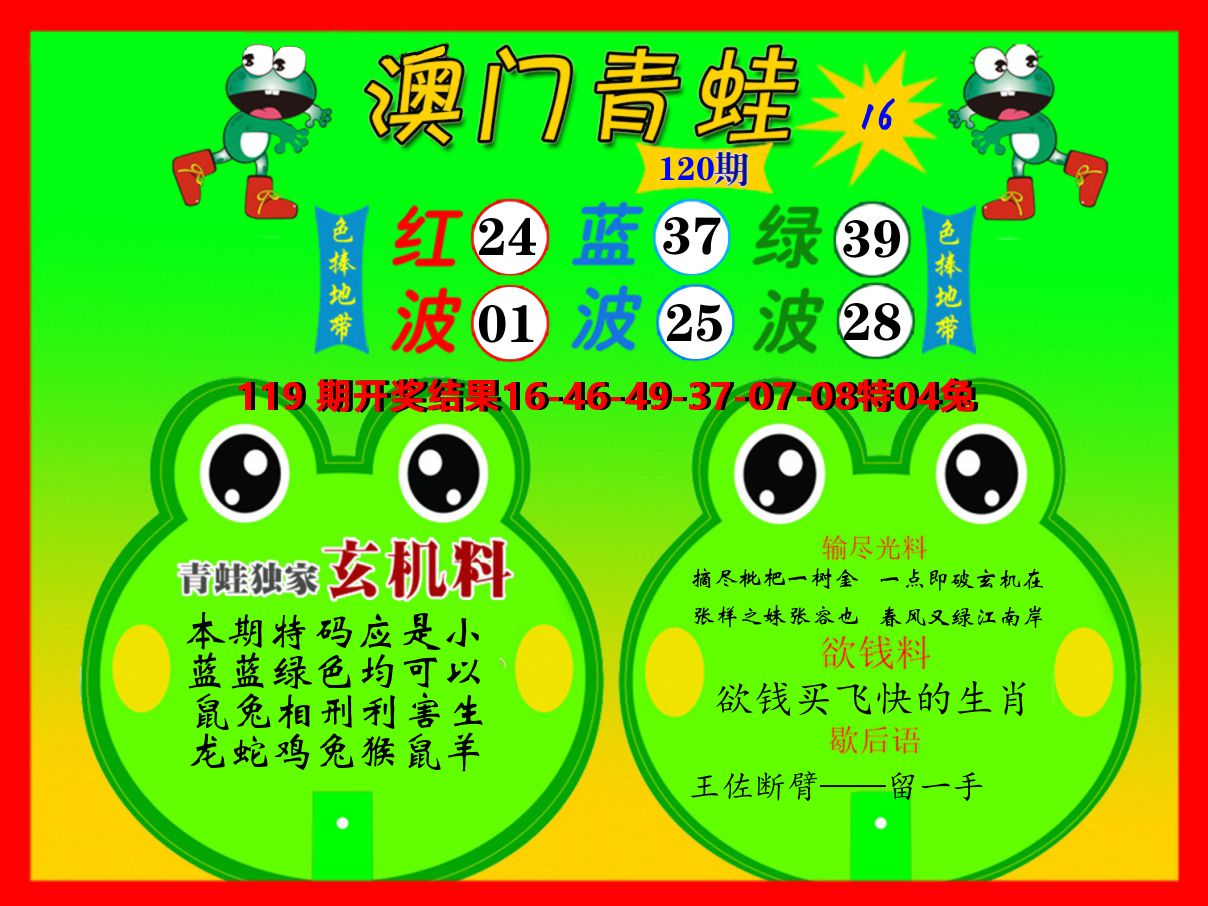 青蛙系列16 第120期