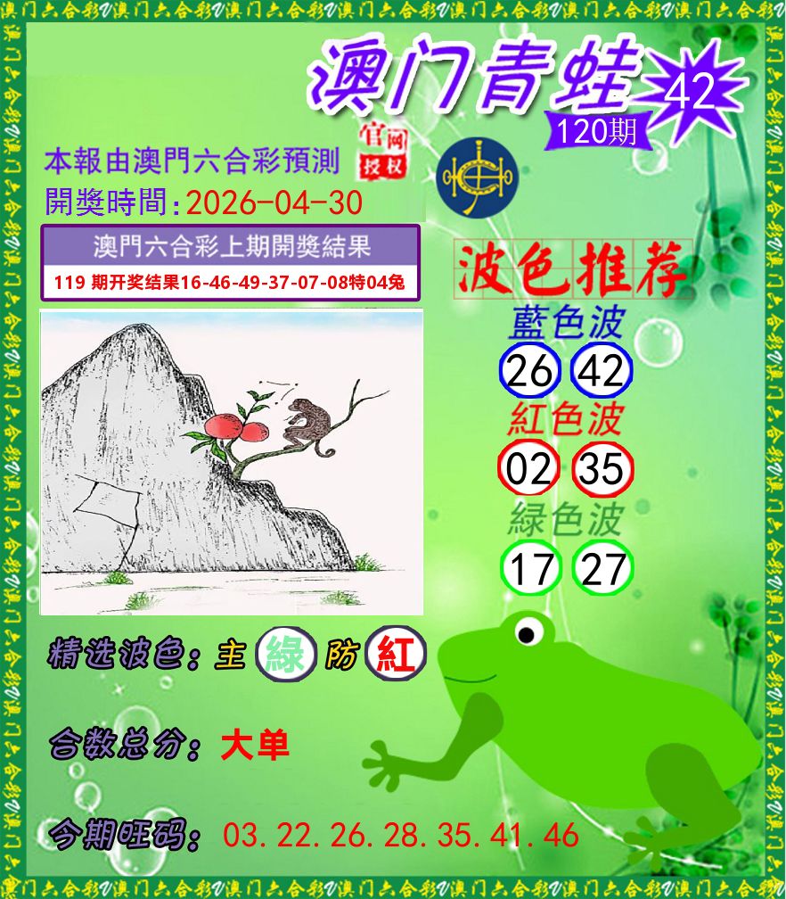 青蛙系列42 第120期
