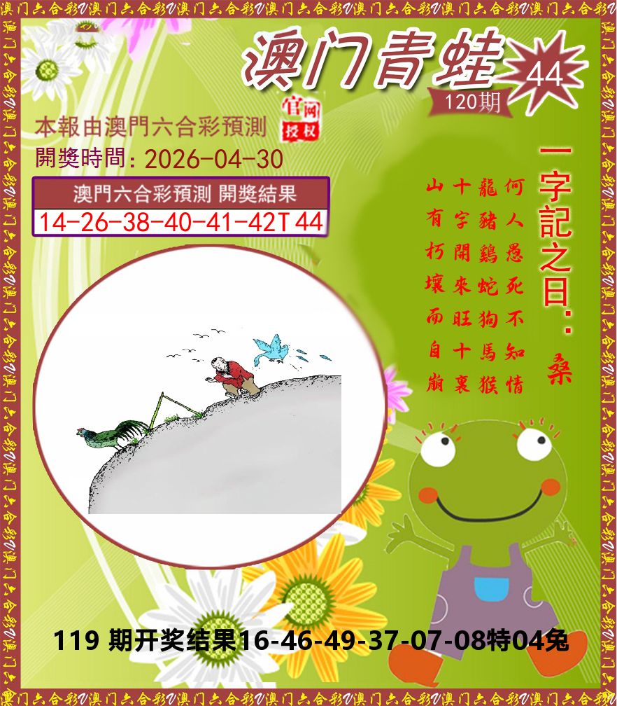 青蛙系列44 第120期