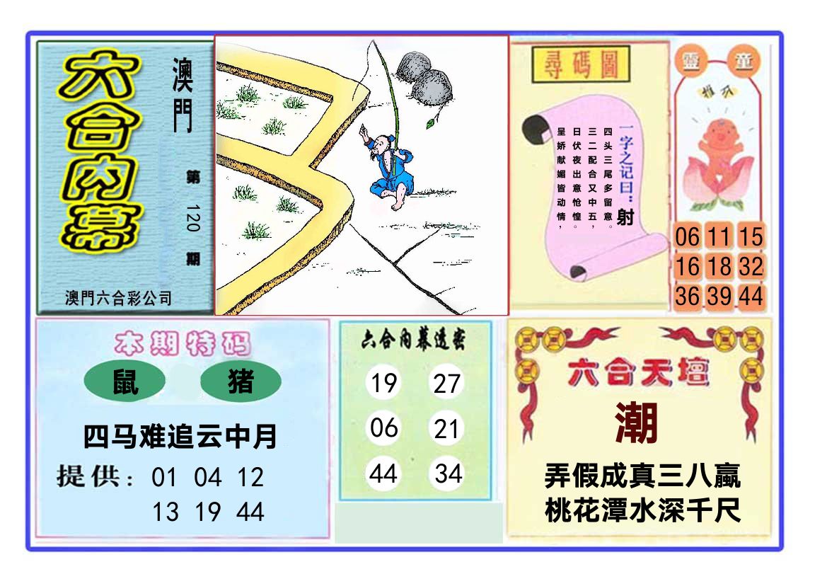 六合内幕 第120期