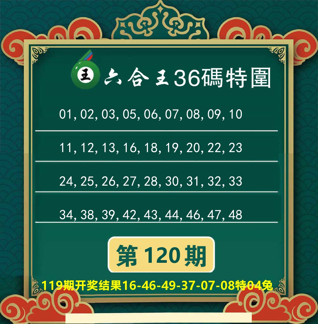 澳门特码王B 第120期