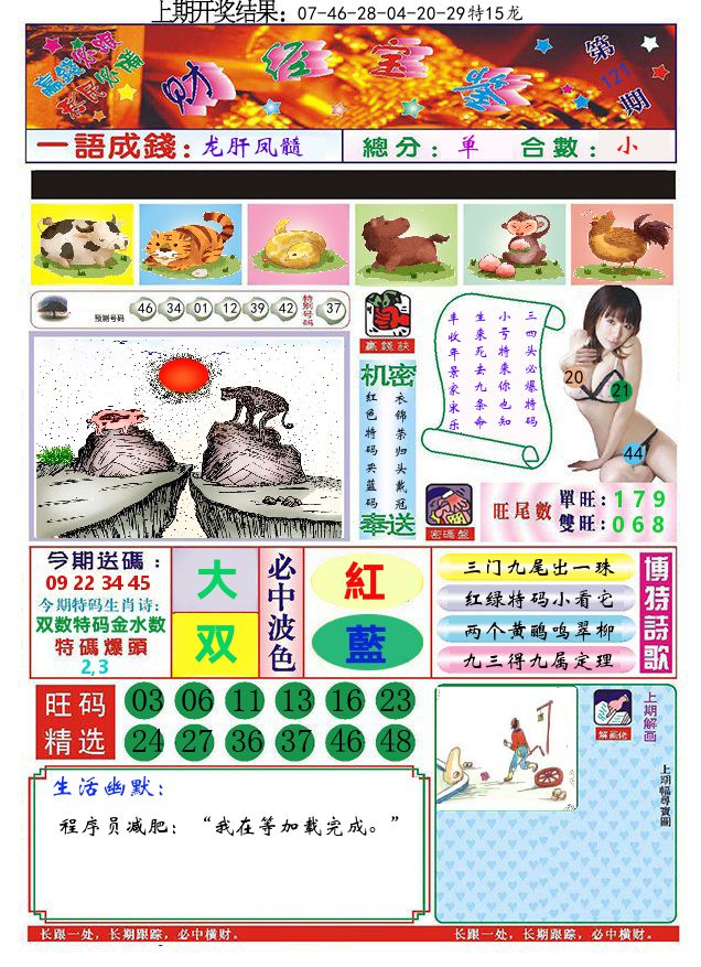 澳门财经宝鉴 第121期