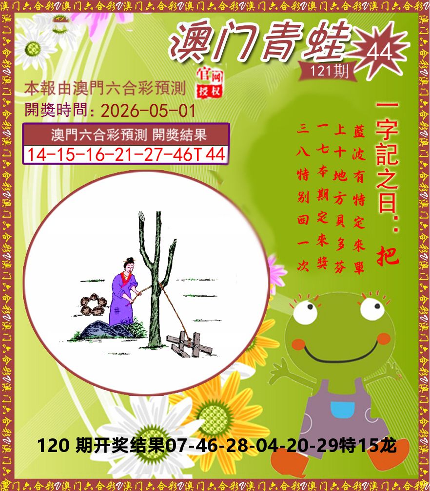 青蛙系列44 第121期