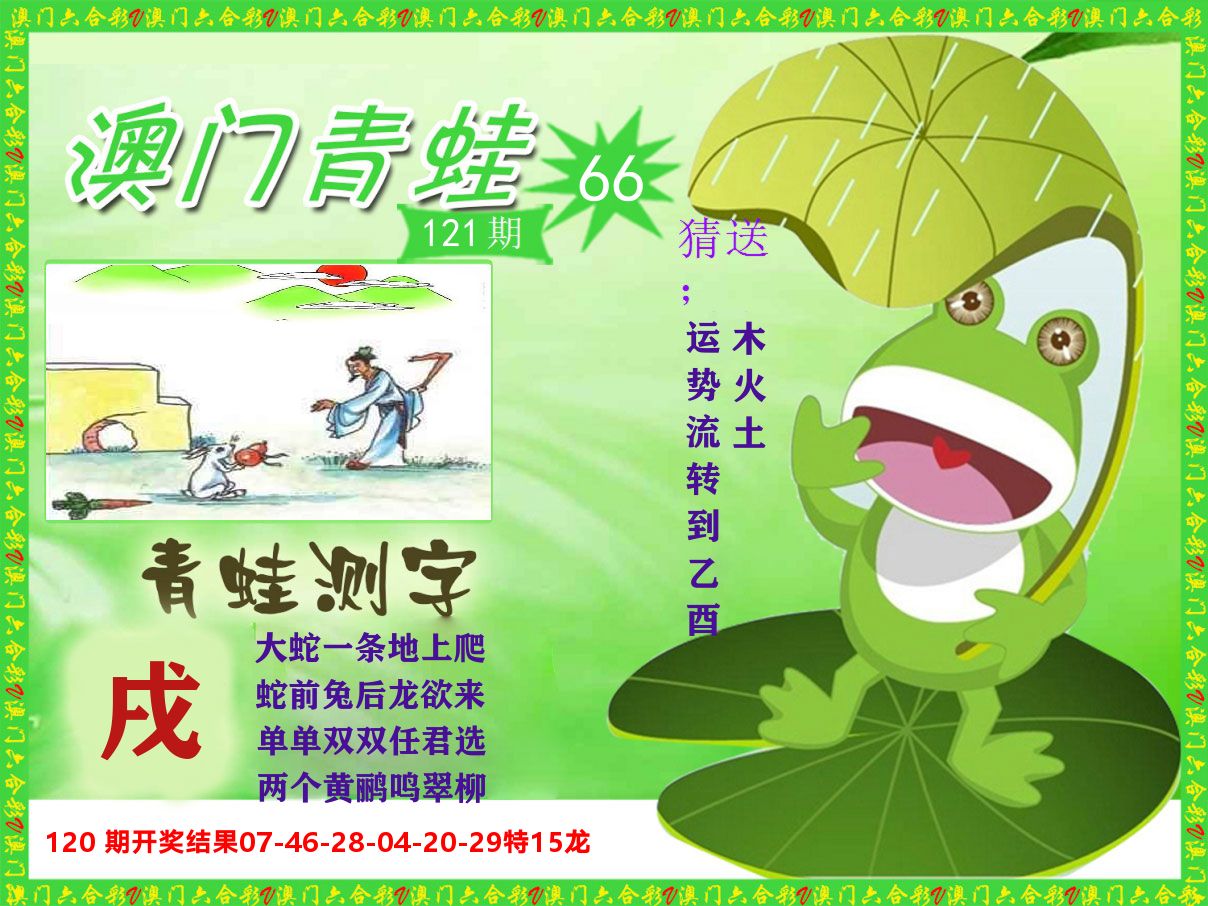 青蛙系列66 第121期