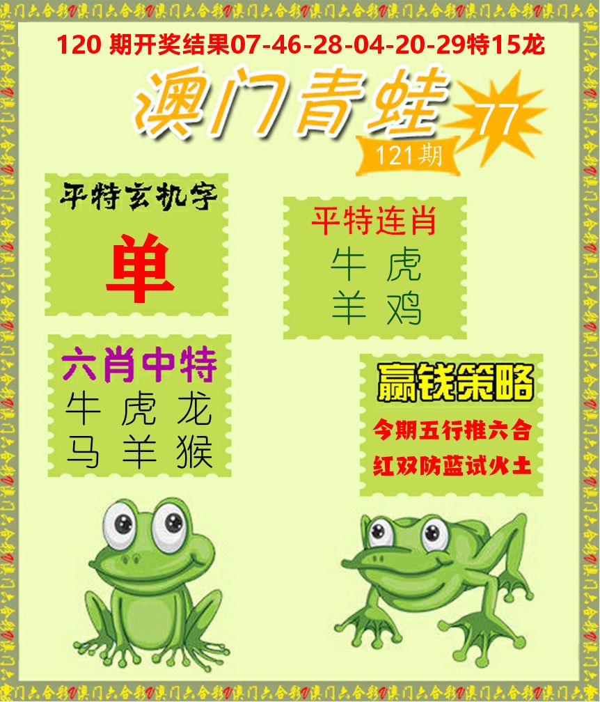 青蛙系列77 第121期