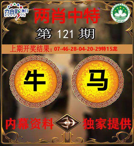 两肖中特 第121期