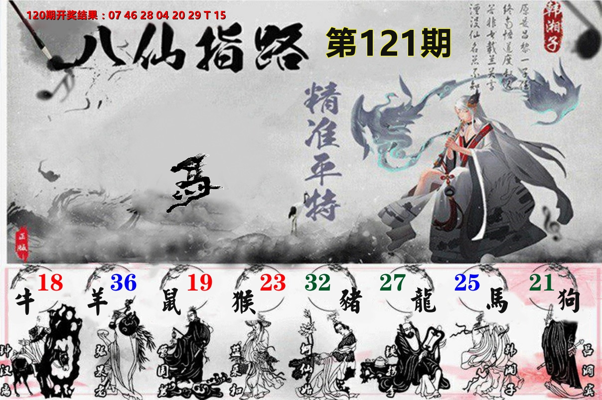 八仙指路 第121期