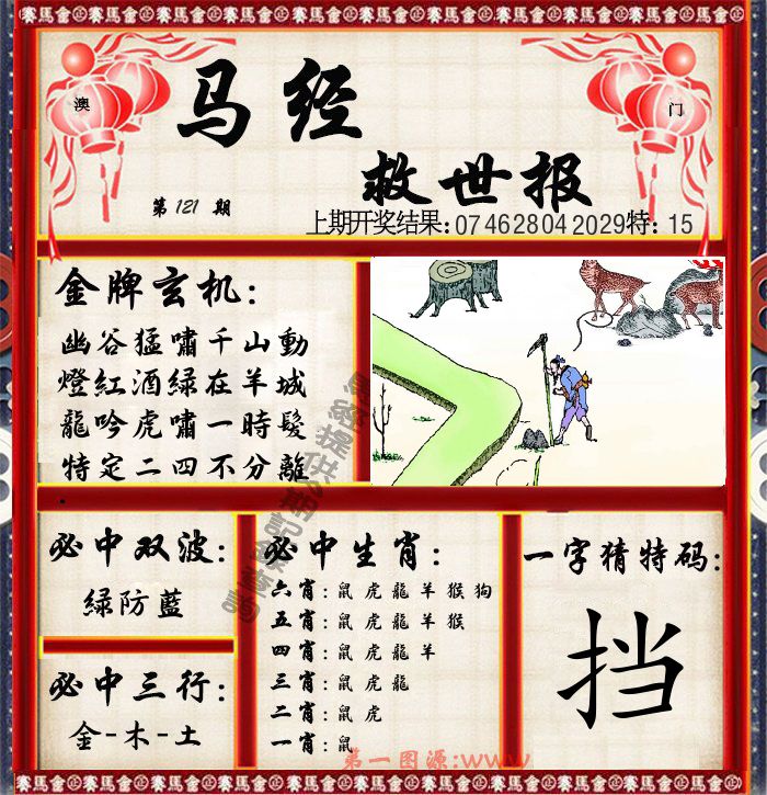 马经救世报 第121期