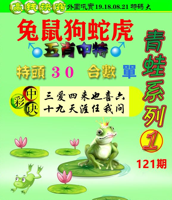 青蛙彩图 第121期