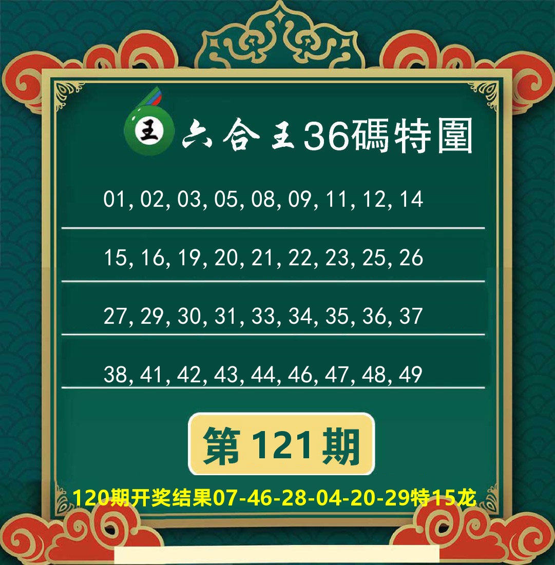 澳门特码王B 第121期
