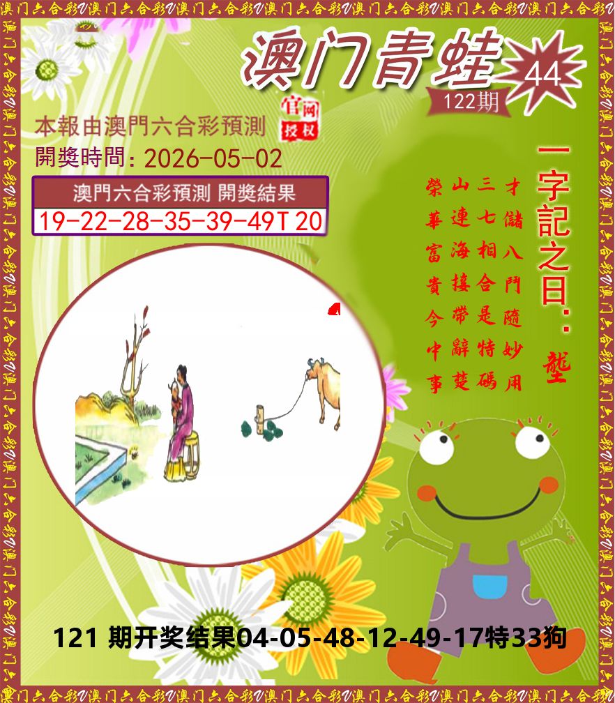 青蛙系列44 第122期