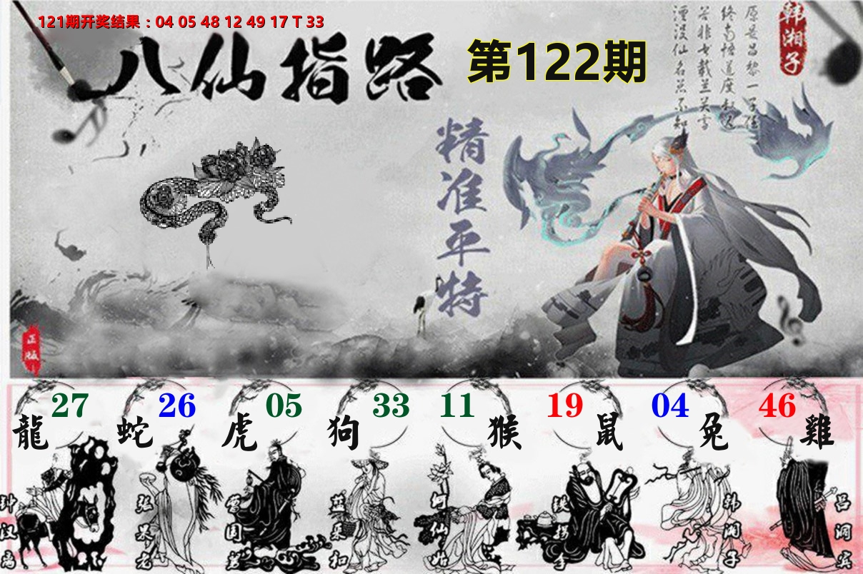 八仙指路 第122期