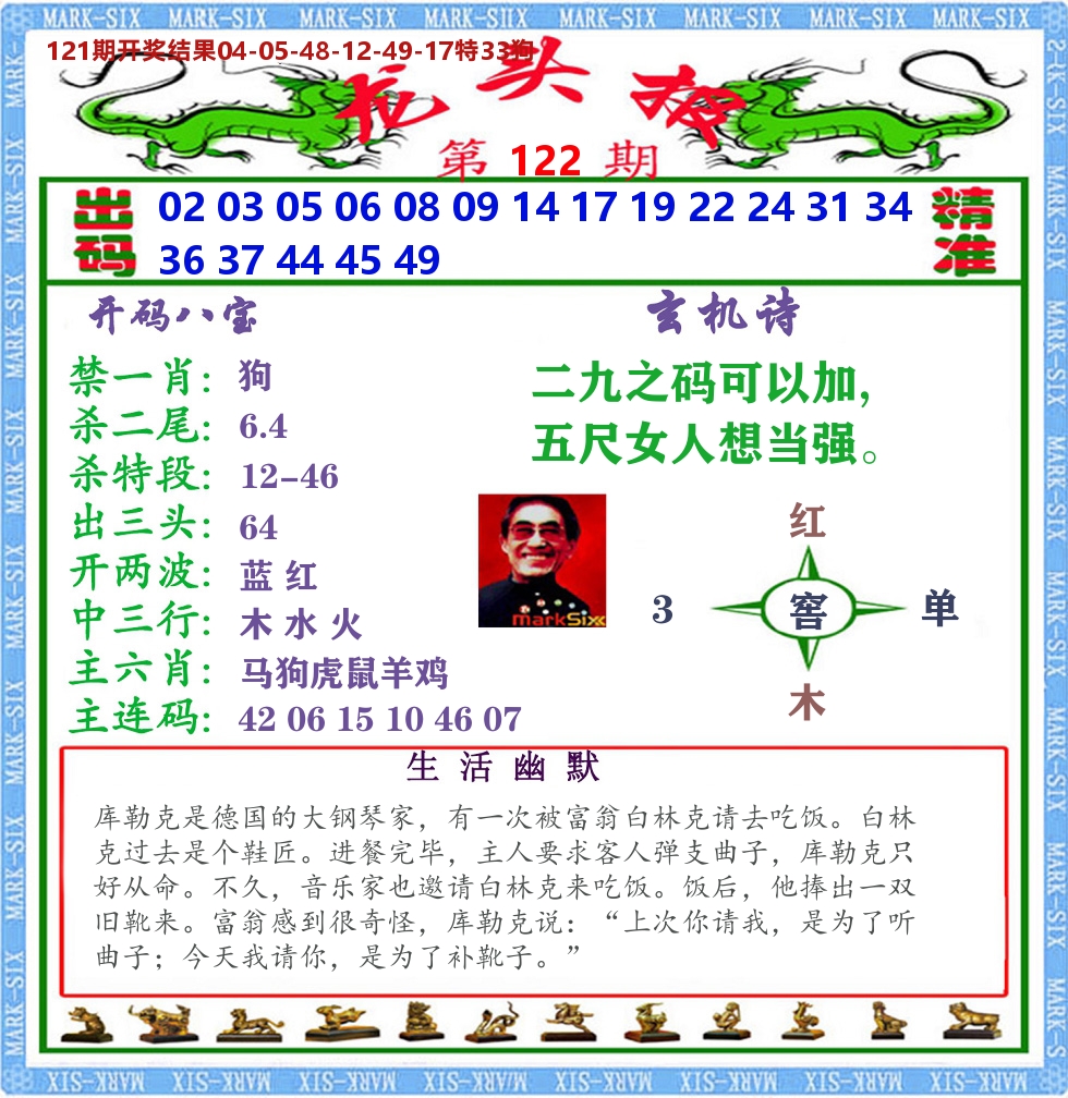澳门龙头报 第122期