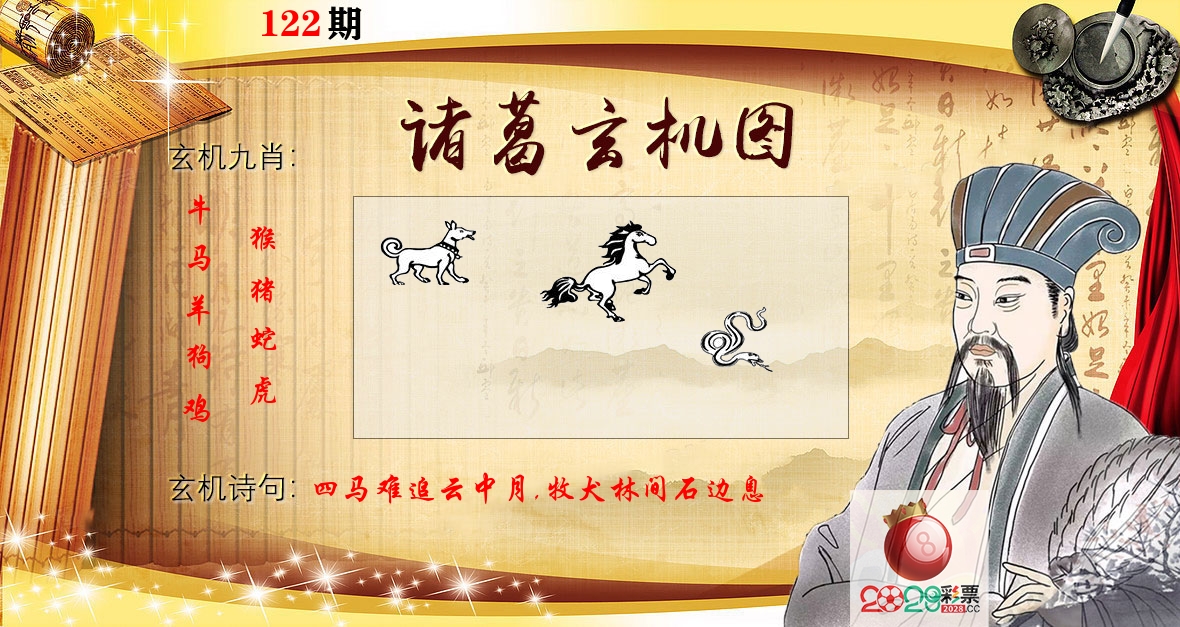 诸葛玄机图 第122期