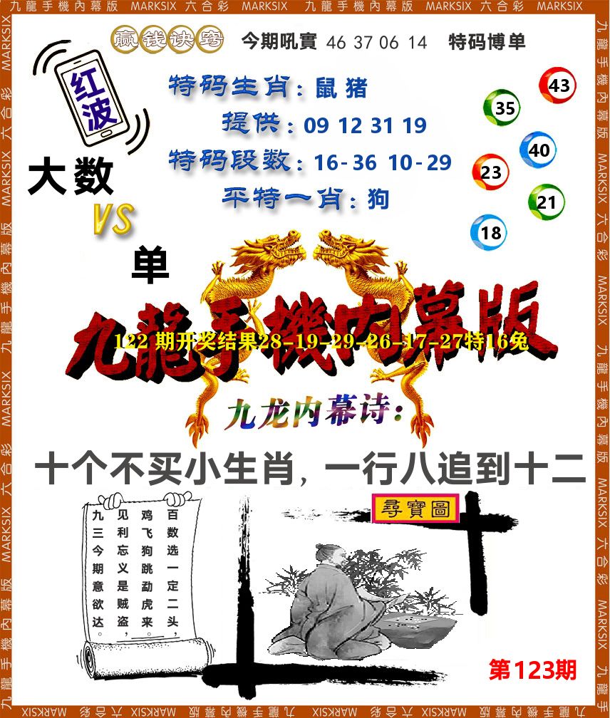 九龙手机内幕 第123期