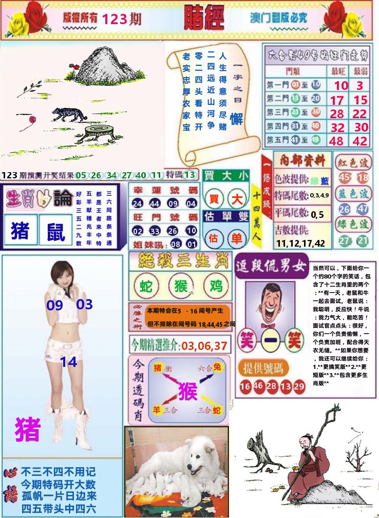 澳门赌经 第123期