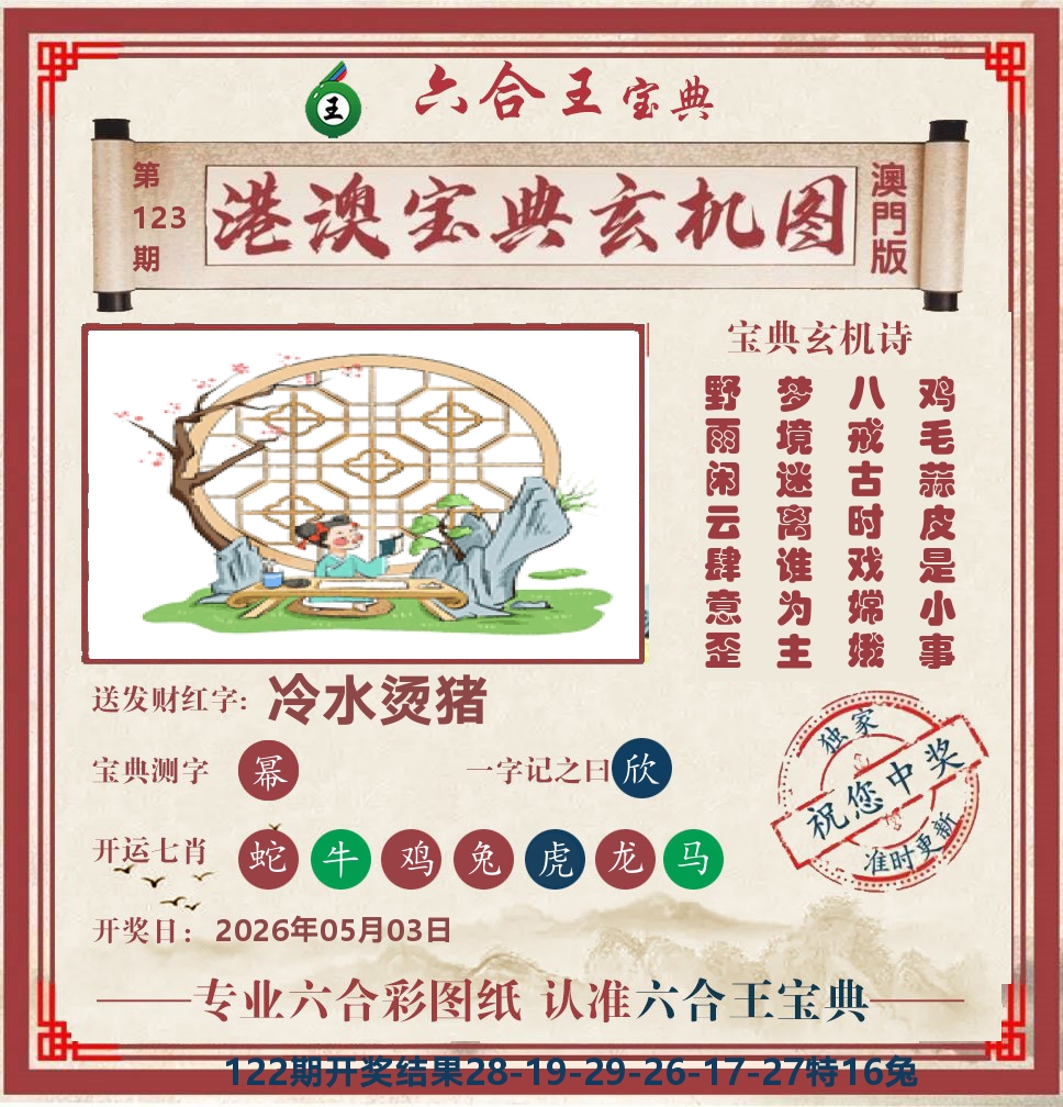 六合王宝典玄机 第123期