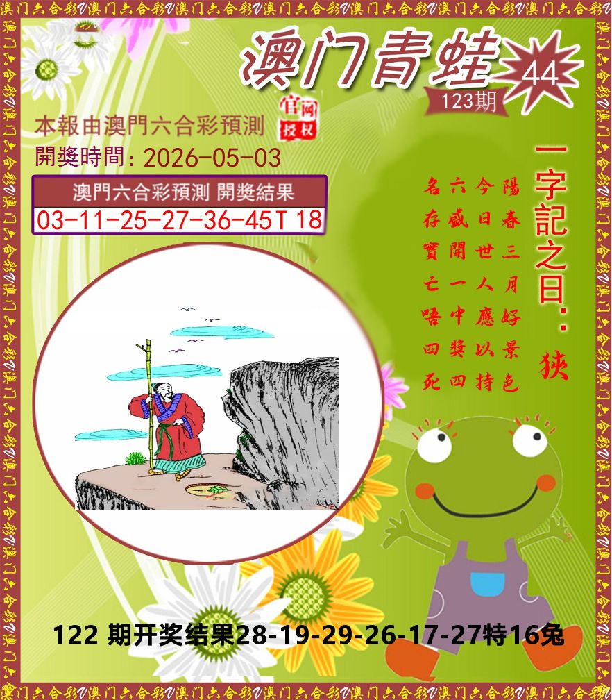 青蛙系列44 第123期