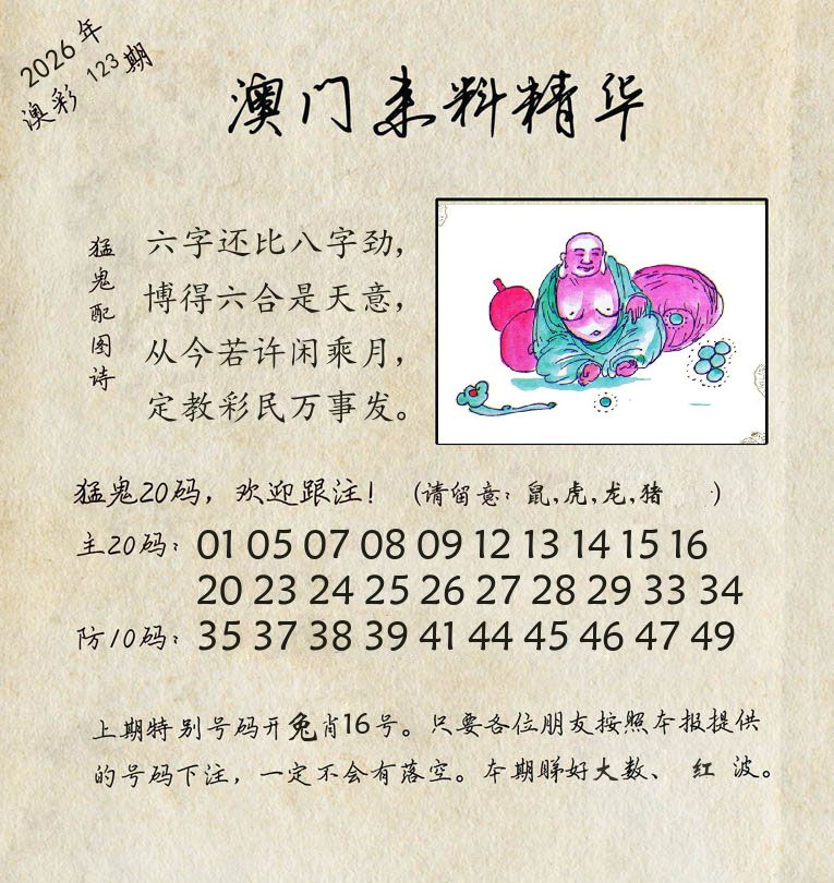 精华来料 第123期