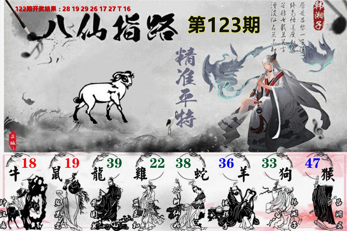 八仙指路 第123期