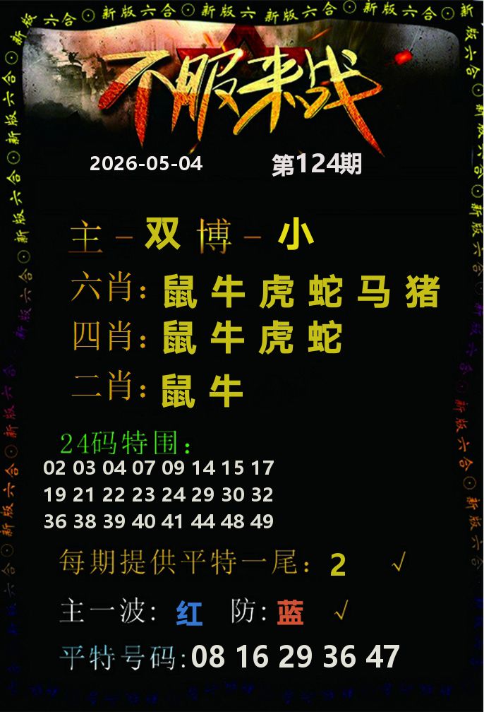 不服来战 第124期