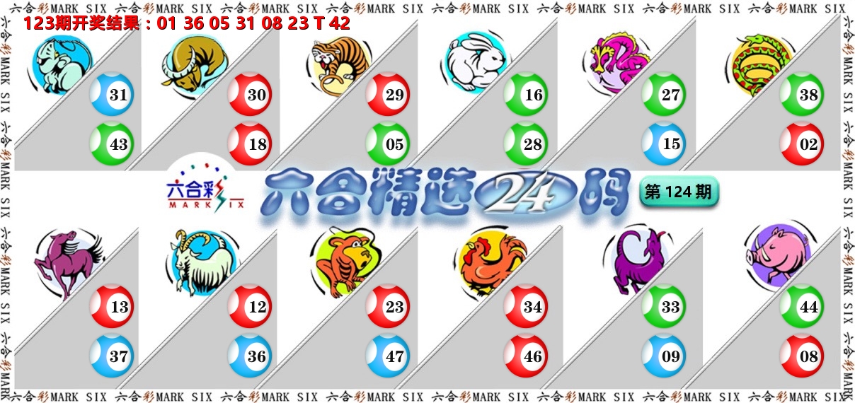 六合精选24码 第124期