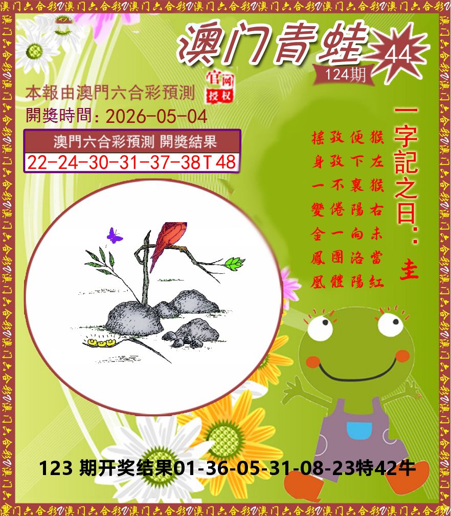 青蛙系列44 第124期