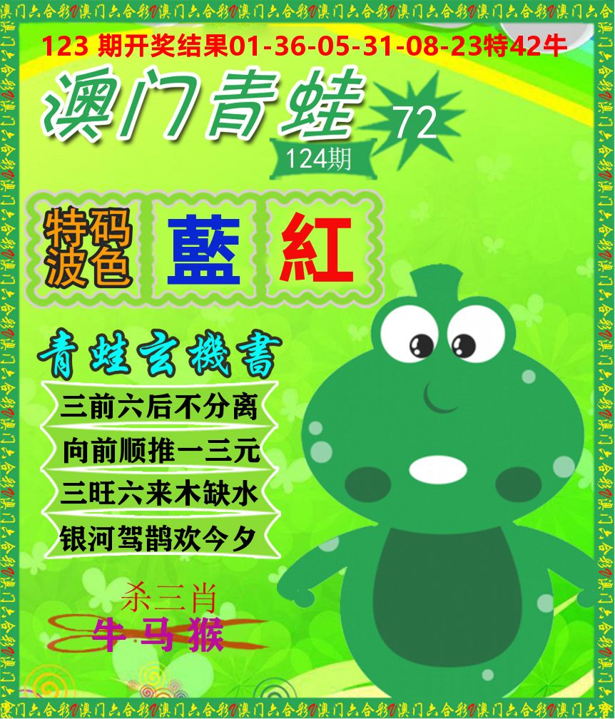 青蛙系列72 第124期