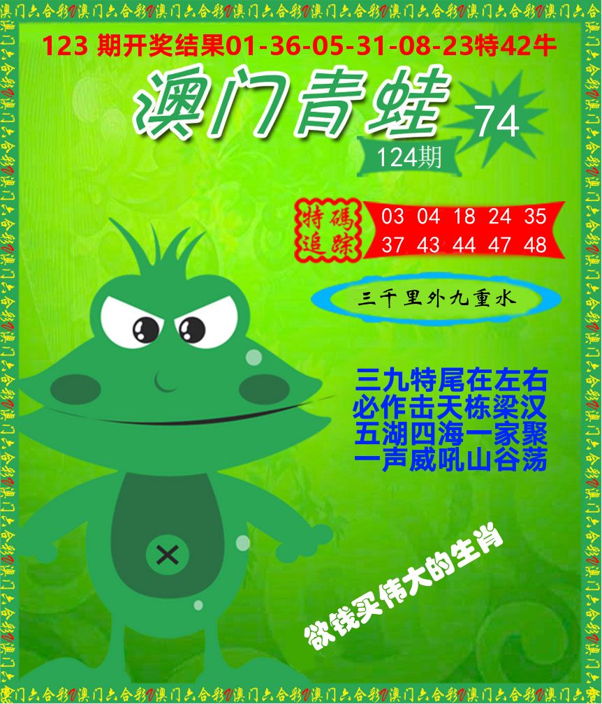 青蛙系列74 第124期
