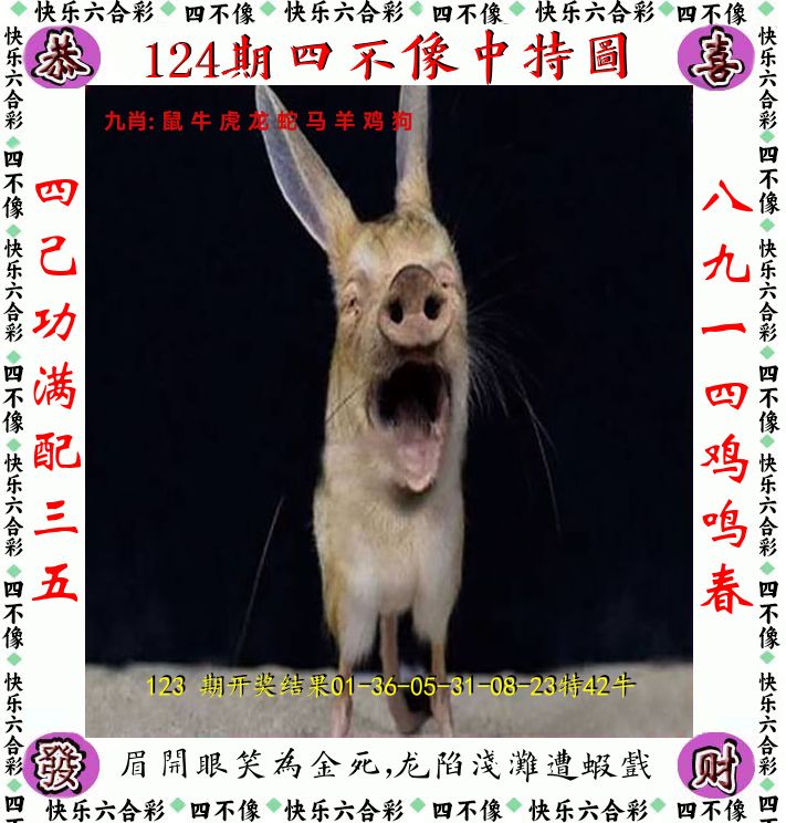 四不像 第124期