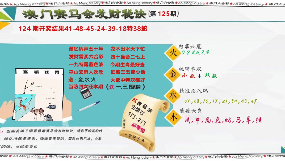 发财秘诀 第125期