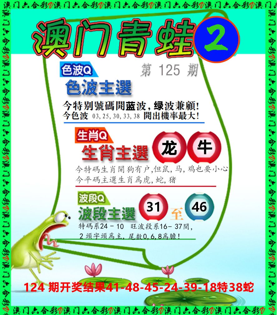 青蛙系列2 第125期