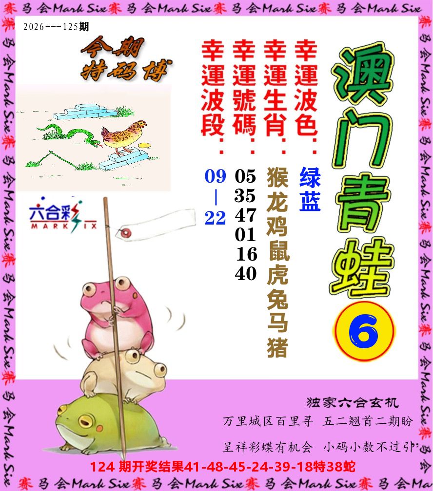 青蛙系列6 第125期