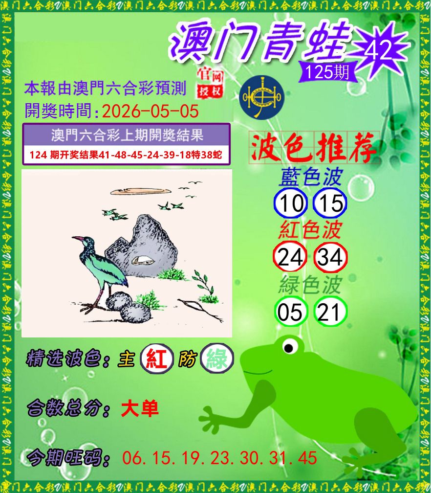 青蛙系列42 第125期