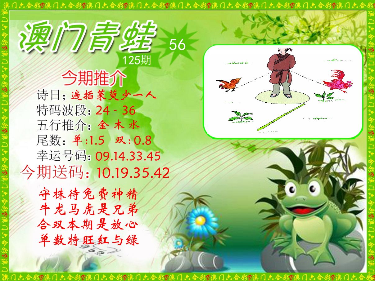 青蛙系列56 第125期