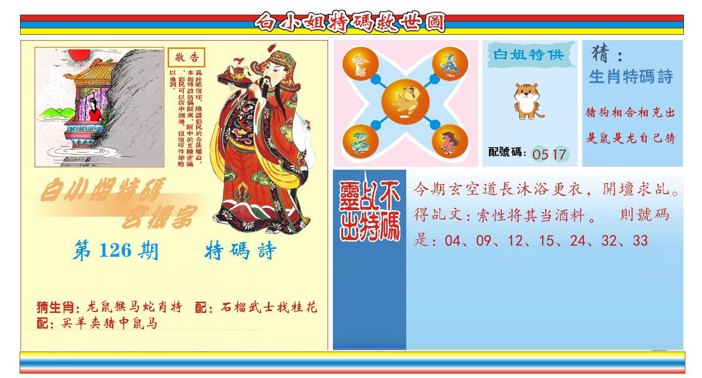 白小姐特码救世 第126期