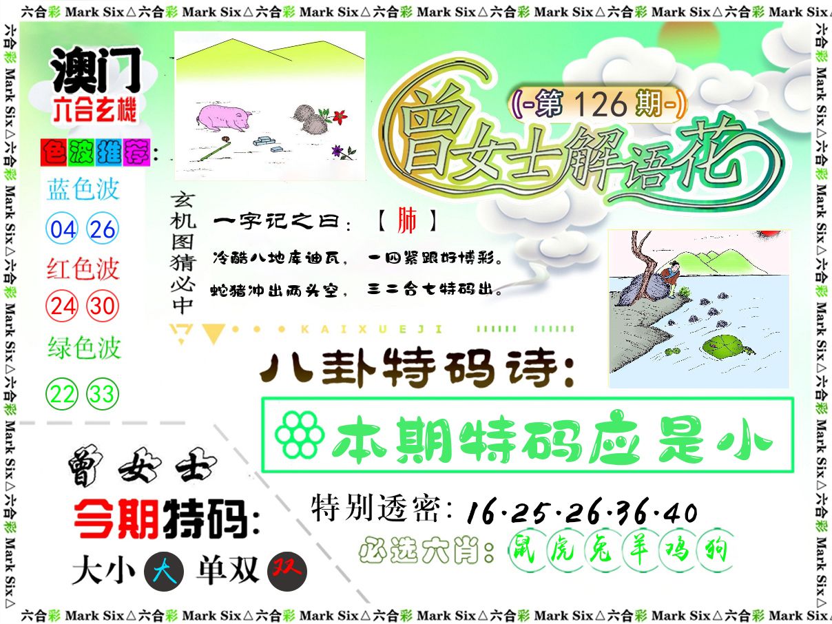 曾女士解语花 第126期