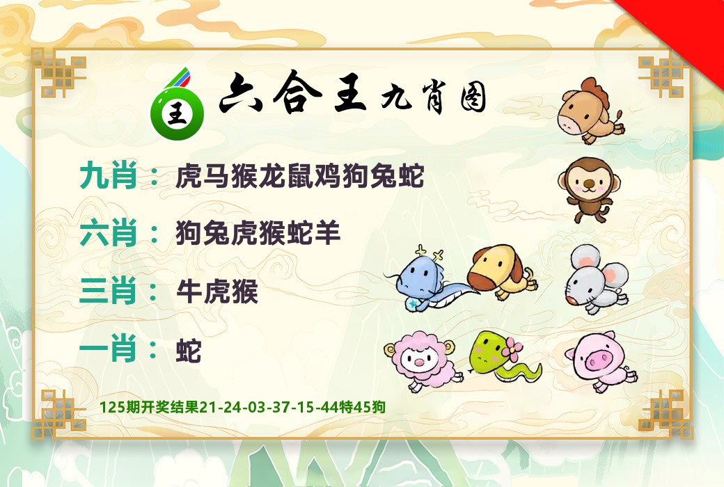 六合王九肖图 第126期