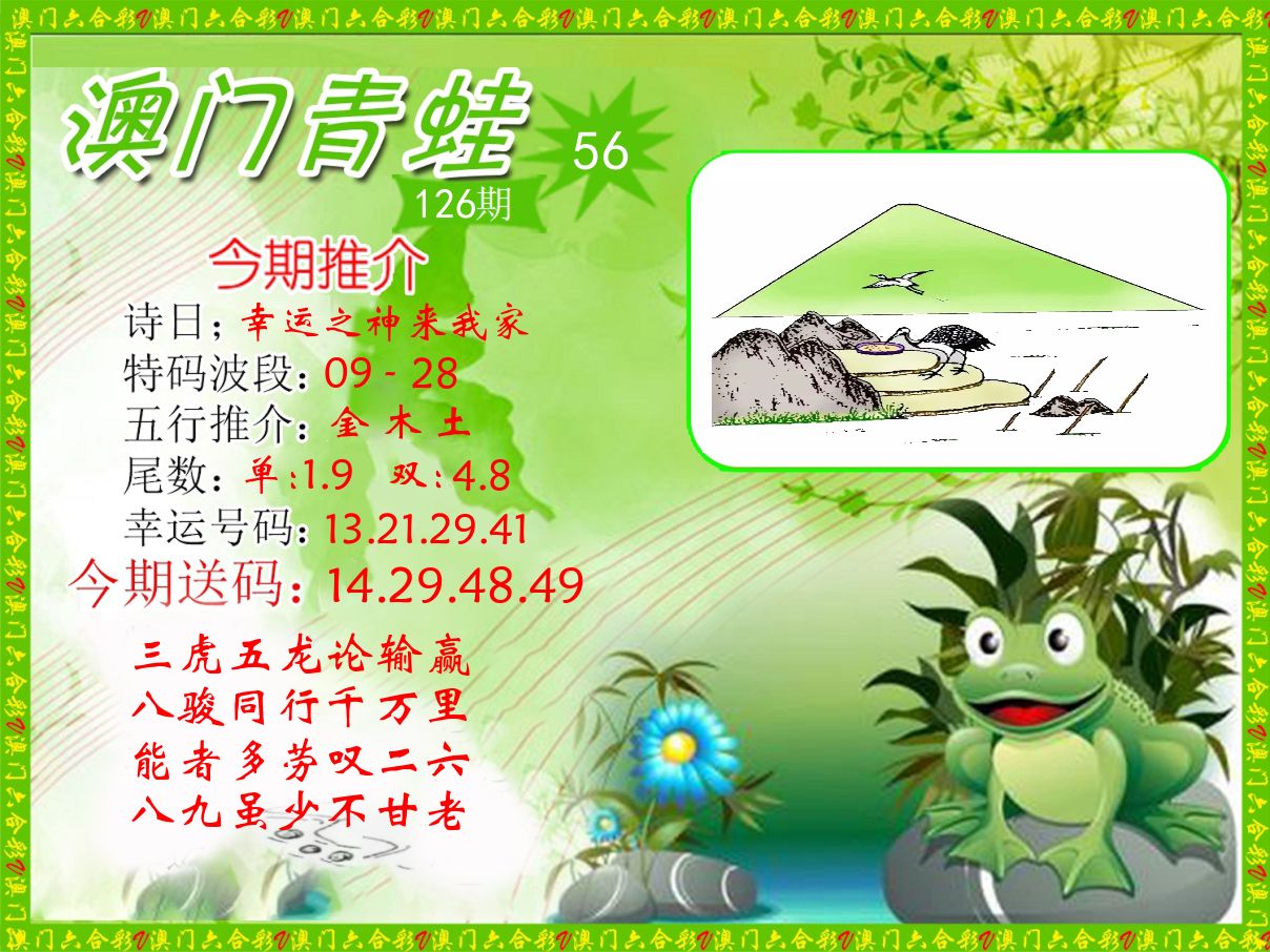 青蛙系列56 第126期