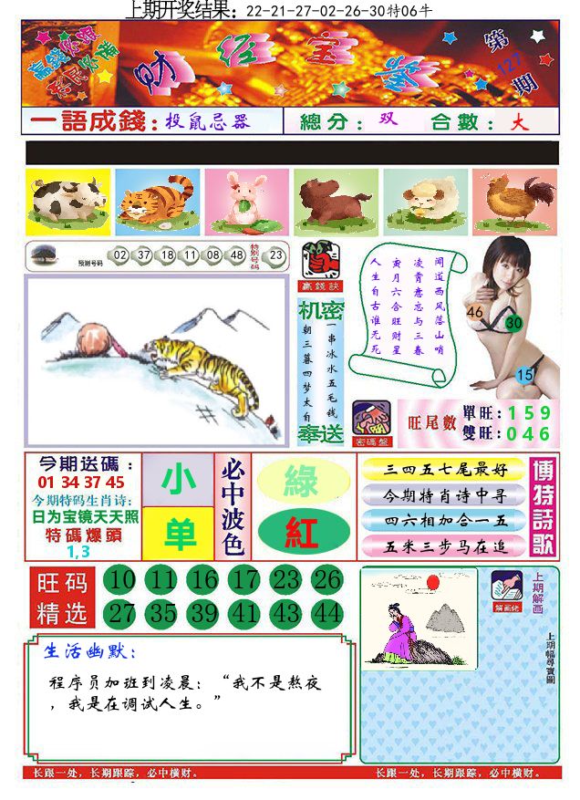 澳门财经宝鉴 第127期